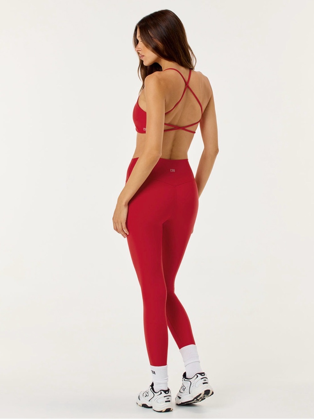 Crop Shop Boutique CSB Serenity Leggings Chilli Red High Rise XS